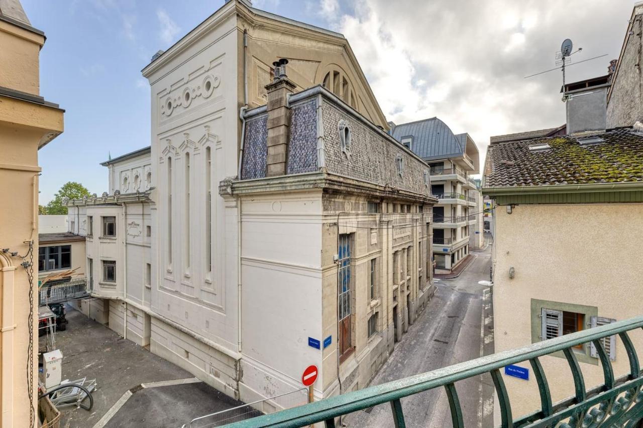 Appartement Hyper Centre Evian - Cote Theatre Buitenkant foto